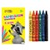 Wax pencils, set of 6 colors, height 1 pc - 8 cm, diameter 0.8 cm