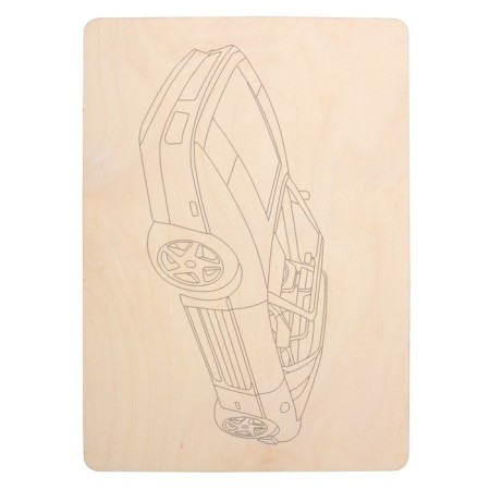 Set of boards for creativity "Machines" 5 pcs. A4, 3 mm format-9