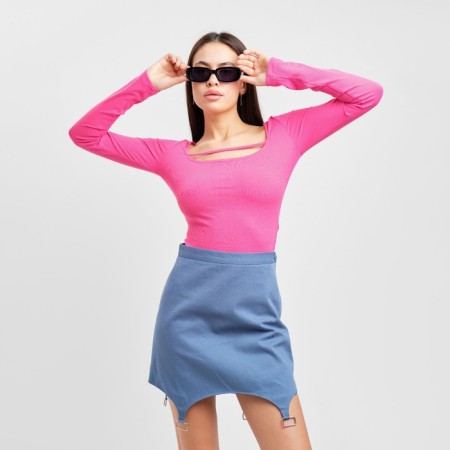 Female jumper with a neckline Mist, p. 48-50, pink-3