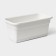 Balcony box for flowers, 40 cm, color marble