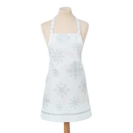 Apron "Ethel" Silver snowflakes 60x65 cm, 100%HL, 190g/m2-3