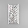Decorative braid with sequins, 15 mm, 9.1 ± 0.5 m, silver color