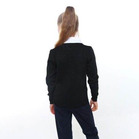 Jumper-OBMARK for Girls, Black Color, Height 134-140cm-3