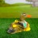 Garden figure "Duck with ducklings" 15x32x12cm