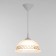 Lamp Bayerlux "cap" 006/1m B.S. mat. Decor (f 250; n 115)