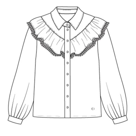 Blouse for girls, height 134 cm-2