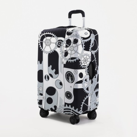 Case for a suitcase 28 ", Black/Gray color