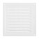 Ventilation grate Zein luxury RM1515, 150 x 150 mm, with a grid, metal, white