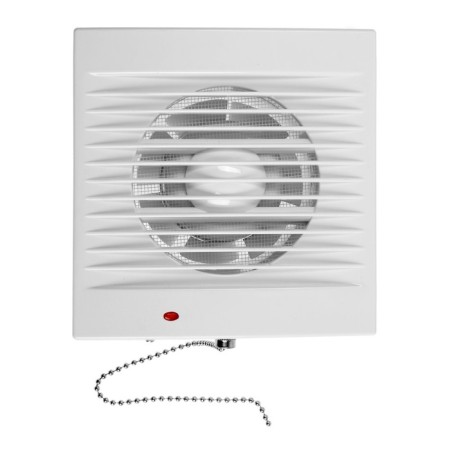 Exhaust Zein Lof-03, D = 100 mm, 220 V, 15 W, mesh, cord switch, white-3