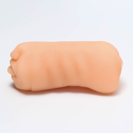Masturbator 2 in 1. Realistic "Oral and Vaginal", 18 x 7.6 cm-3