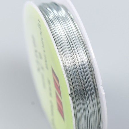 Bead wire 0.5 mm, 40 m, silver-2