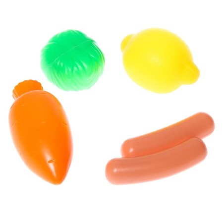 Set of dishes, Smeshariki, in a container-4