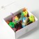 A bird for decoration and floristry, on a clothespin, mix, plastic, 1 pc., 8 x 8 cm