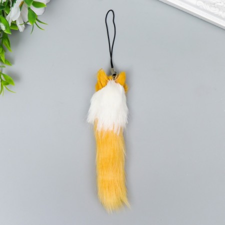 Fluffist on the pendant "Fox" h = 9 cm color mix-3