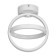 Light 2512/2WT LED 12W 4000k white 20x21 cm Bayerlux