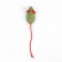 Mouse for cats made of pressed cat mint with a tail of rope, 4.7 cm