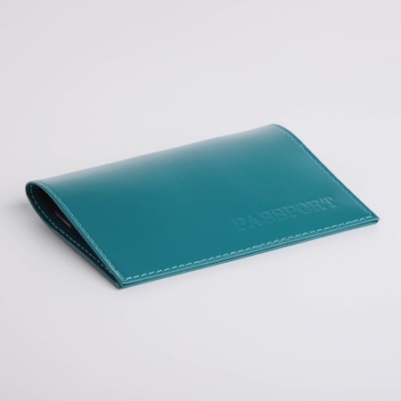 Covers for passport, turquoise color-3