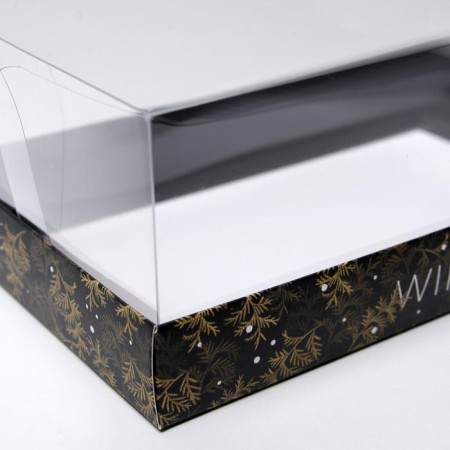 Winter dessert box, 8 x 22 x 13.5 cm, new year-2