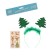 New Year's rim "Christmas tree" + gift, for the New Year