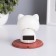 Plastic pendulum from the solar battery "cat manki-naeko sleeping" 10x10x10.3 cm