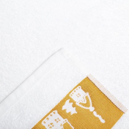 Terry towel "New Year: houses" 50x90 cm, 100% cotton, 360g/m2-3