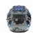 The helmet integral with two visors, size XL (60-61), model BLD-M67E, black and blue