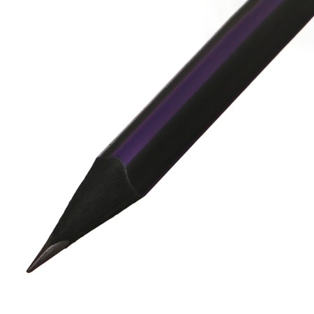 Black granographic pencil Berlingo "Color Zone", three -sided, black tree, sharpened, assorted-3