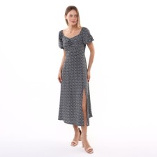 Women's dress, black color, size 44