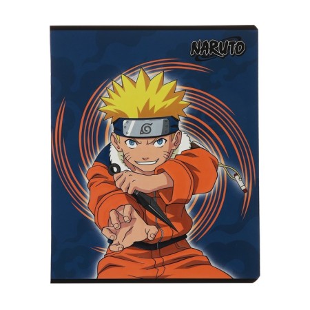 A notebook of 48 sheets in the Naruto cage, cover coated cardboard, selective UV-lak, congruh, block 65 g/m2, mix-6