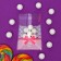 BOPP package with sticky tape, "for you", 7*7+3cm