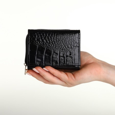 Women's wallet with lightning, Textura, black color-9