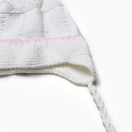 Children's hat, white color, size 38-40-1