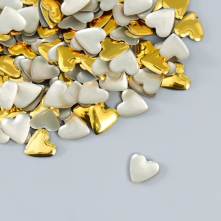 Decor for creativity Metal "Heart" gold set of 200.8x0.8 cm-1