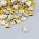 Decor for creativity Metal "Heart" gold set of 200.8x0.8 cm