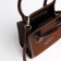Bag Women's Tout with zipper, brown color