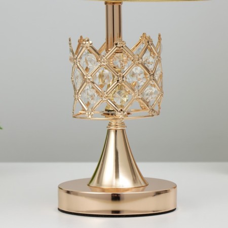 Crohn's table lamp E27 40W gold 21x21x37cm-4