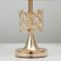 Crohn's table lamp E27 40W gold 21x21x37cm