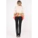 Female blouse, size 42, white color, coral