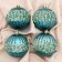 Set of balls plastic D-8 cm, 4 pcs "Roxy" green