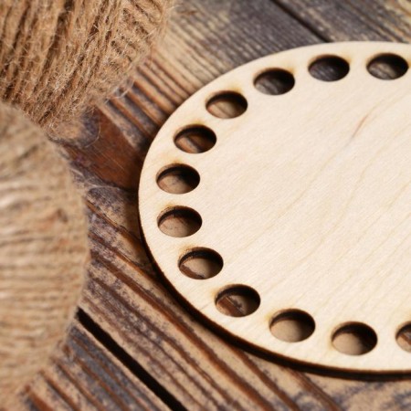 Clothing "Circle", bottom plywood 3 mm, 10 cm, d = 9mm-1