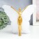 Souvenir Polystone "Baro-Babochka" White with gold 25x8x20.5 cm