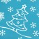Stickers on the windows "New Year" snowmen, 50 x 74 cm