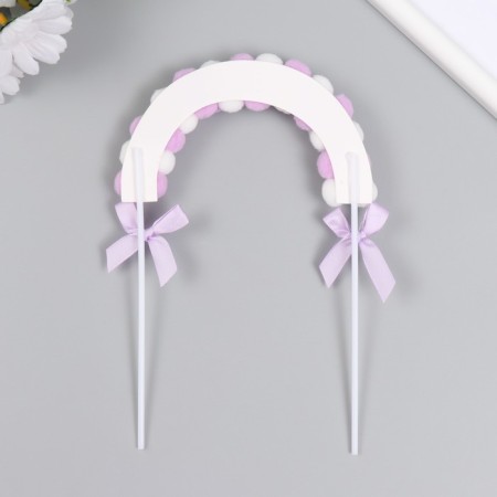 Decor for the creativity "Arka from Pompons" White-Siren 20x14 cm-3