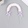Decor for the creativity "Arka from Pompons" White-Siren 20x14 cm