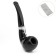 Cooling tube for tobacco "Commander premium", classic, oak, hole D-1.8 cm, length 14.5