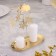 Carousel Snowstick Summary, Gold, Metal, 8.5 x 18 cm