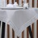 Gnital tablecloth with rhinestones, 85 x 85 ± 5 cm, gray color, p/e color