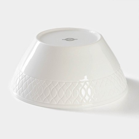 Porcelain salad Magistro Argos, 1.4 l, 20 × 9 cm, white color-2