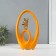 Souvenir Ceramics "Bear - Dreams in reality" orange with gold 6x15.5x27 cm