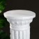 Column "Round medium" 22x22x45cm white